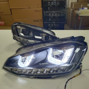 Phare led pour VOLKSWAGEN, adapté à la Golf 7, yeux d'ange, 2013-2014, <span class=keywords><strong>TLZ</strong></span> V1 - Product Image 3