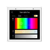 Tuya Zigbee Écran de contrôle de maison intelligente de 4 pouces avec connectivité WIFI pour le contrôle de commutateur intelligent d'hôtel