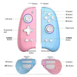 Controller <span class=keywords><strong>Wireless</strong></span> YS14 per Switch NS Joypad gioco impugnatura sinistra e Joystick destro per <span class=keywords><strong>Gamepad</strong></span> <span class=keywords><strong>Bluetooth</strong></span> con sveglia - Product Image 6