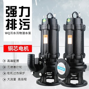 Wq Series Flange <b>Pump</b> 50mm Electric Water <b>Pump</b> For Home Agricultural Drainage Sewage - Product Image 2