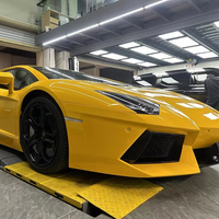 Film de protection de carrosserie en vinyle haute brillance, couleur jaune tournesol cristallin, 7,5 mil, effet changeant de couleur, extensibilité 90%