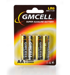 GMCELL Pile alcaline longue durée Cellule sèche LR03/AM4 LR6/AM3 AA 5 AAA 7 Piles alcalines 1.5v - Product Image 1