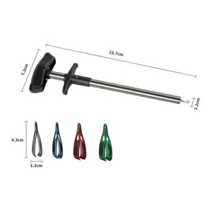 Découpe-ligne et extracteur d'hameçons en acier inoxydable 304 en forme de T, portable, avec poignée antidérapante, vente en gros - Product Image 3