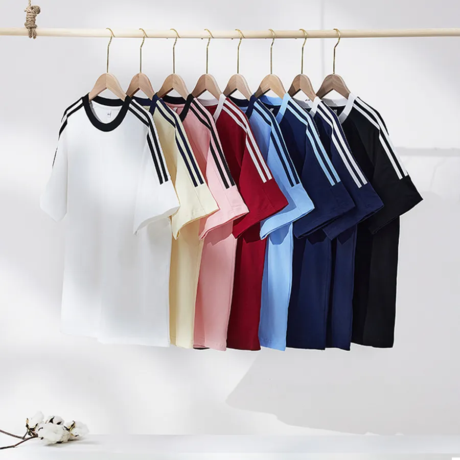 OEM personalisiertes individuelles Logo Design lässig Vintage übergroße hängende Schultern Rundhalsausschnitt Baumwolle T-Shirt Streetwear T-Shirt Unisex