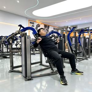 Complete Set of Strength Training Fitness Equipment Including Chest Press Rowing and <b>Leg</b> Press Training Commercial Gym Equipment - Product Image 4