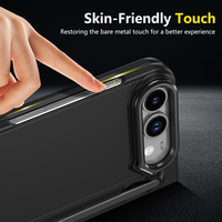 Étui de téléphone pliable en PC rigide avec protection d'écran pour iPhone DUO ultra, coque de téléphone avec support pour appareil photo, fente pour stylo