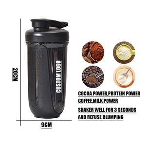 Custom Silk Print Logo 680ml Sports Water <strong>Bottle</strong> for Gym Shaker Cup <strong>Protein</strong> Shaker Cup Promotional Gifts Shaker <strong>Bottle</strong> Gym - Product Image 5