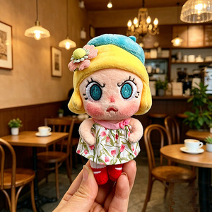 Angry Molly Plush Pendant Doll Clothes Heart Fire Bloom Series Candy <strong>Party</strong> Dress Western-style Unisex 14 Years Reusable Easy - Product Image 4