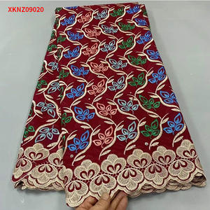 Tela de algodón con patrón de diamante, tejido bordado de gasa suiza en 4 colores, Material satinado para <span class=keywords><strong>Iglesia</strong></span> - Product Image 5