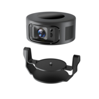 Projecteur de cinéma maison portable HY300Max Résolution 4K Smart Android 14 Système d'exploitation Manuel 3D Film Visualisation Vidéo Laser