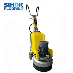 מטחנת בטון אופציונלית עם שאיבה 220V, מטחנת רצפה חשמלית להליכה מאחור, מלטשת שיש ובטון, מטחנת רצפה פלנטרית, מכונת ליטוש - Product Image 1