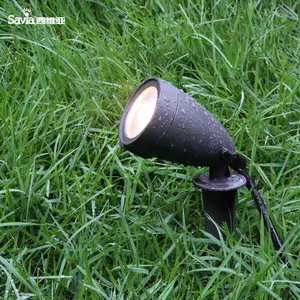 Savia Outdoor lamp LED spotlights 6W aluminum waterproof IP65 landscape light garden decorate grey lawn adjustable spike light