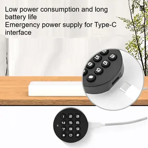 Offre Spéciale : Serrures de Meuble Électroniques à <span class=keywords><strong>Code</strong></span>, Déverrouillage par Carte, pour Armoires, Portes en Acier, Tiroirs et Casiers de Gym - Product Image 4