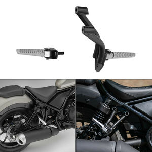 TCMT - Juego de Reposapiés Traseros para Motocicleta, Compatible con <span class=keywords><strong>Honda</strong></span> <span class=keywords><strong>Rebel</strong></span> CMX300 2017-2024 <span class=keywords><strong>CMX500</strong></span> 2017-2025, Reposapiés para Pasajero - Product Image 1