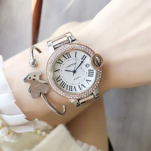 Montres de luxe en cuir pour femmes, cadran 38 mm, mouvement à quartz, style vintage, vente en gros - Product Image 2