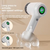 Nouvelle brosse de nettoyage électrique multifonctionnelle automatique pour la cuisine et la salle de bain, brosse à main sans fil pour casseroles