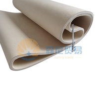 Feutres de polyester de 8mm pour la machine à rouleaux rotatifs de calandrage