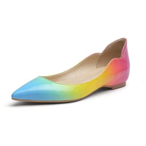 Latest Design Women Flat Dress <b>Shoes</b> Pointy Toe Casual on Colorful Gradient <b>Shoes</b> Office Lady Work Dating <b>Shoes</b> - Product Image 2