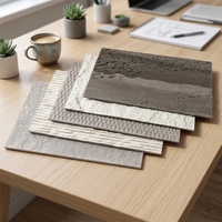 Panneau en porcelaine souple imprimé en 3D, léger, imperméable, écologique et au design moderne