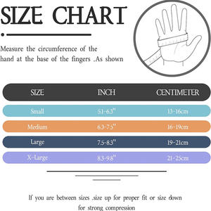 Hombres Mujeres Dolor en las articulaciones Mano Brace Soporte Cobre Compresión Artritis Guantes - Product Image 3
