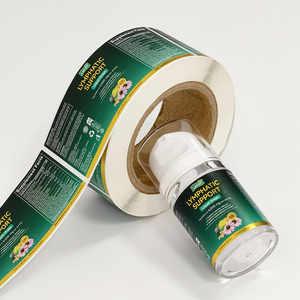 Etiquetas adhesivas personalizadas al por mayor para el cuidado de la piel, etiquetas en rollo con logo de marca impreso en lámina dorada para envases de maquillaje - Product Image 6
