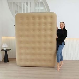 Colchón Inflable Rápido de PVC Suave con Bomba Integrada, Almohada Plegable, Diseño Moderno, Portátil, para Camping, Dormitorio, Sala de Estar, Aire Libre - Product Image 3