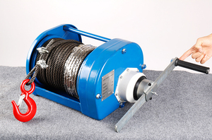 <span class=keywords><strong>Treuil</strong></span> manuel robuste de 1 tonne avec engrenage à manivelle pour remorque de bateau avec frein - Product Image 5