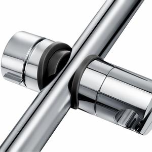 18-25MM Adjustable ABS Replacement Hand <strong>Shower</strong> Rail <strong>Head</strong> Slider Clamp Holder <strong>Bracket</strong> Chrome Plated <strong>Shower</strong> <strong>Head</strong> <strong>Bracket</strong> - Product Image 3