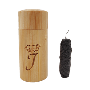 Fil dentaire en bambou naturel Gutology (30 m) <span class=keywords><strong>Charbon</strong></span> actif Cire de candelilla Huile de menthe Végétal Sans synthétique - Product Image 2