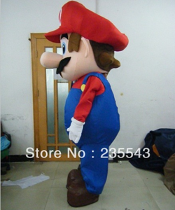 Costumes de mascotte de dessin animé <span class=keywords><strong>Mario</strong></span> Happy Walking pour enfants et adultes - Product Image 3