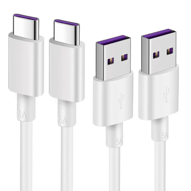 Free Sample USB C Cable 5A 100W Data Cable Super Fast Charging TPE Type C Charger Cable For Huawei