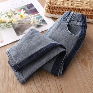 Jeans para Niñas 96% Algodón 4% Spandex, Pantalones Vaqueros Coreanos, Vestidos de Mezclilla, Importaciones Chinas al por Mayor - Product Image 2