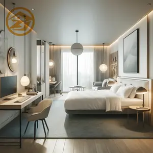 5 yıldızlı proje setleri tedarikçisi özel tasarım Modern türleri oda otel yatak odası