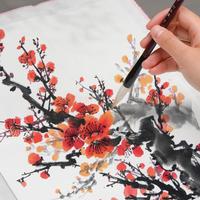 Papier Xuan chinois épaissi en fibres de Tanbark, rouleau long, semi-brut, Shu Xuan - Peinture à l'encre et calligraphie sur écorce de Wingceltis