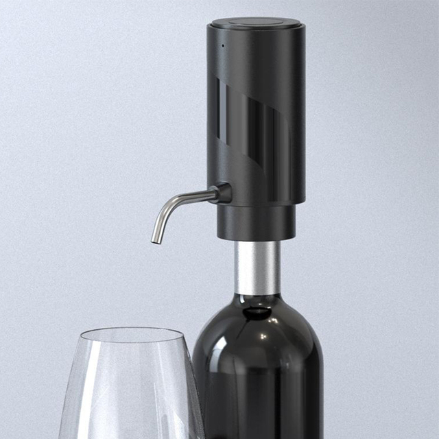 2024 New USB Rechargeable Electric Wine Aerator & Decanter with One Touch Dispenser Durable & Eco-Friendly Classic Design
