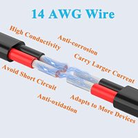 Konektor Listrik Otomotif 14 AWG 2 Pin DT Tahan Air, Konduktor Tembaga, Isolasi PVC, Male Female untuk Kabel Harness Mobil