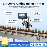 Impresora de Inyección de Tinta Térmica Willita Online Z-100PRO, Impresora de Inyección de Tinta Continua, Máquina de Codificación por Inyección de Tinta TIJ