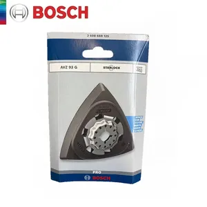 <span class=keywords><strong>Plaque</strong></span> de ponçage <span class=keywords><strong>Bosch</strong></span> Starlock AVZ 93 G, lame de scie oscillante pour ponçage en coin, lame de scie multi-outils pour GOP12V-28 GOP185-Li - Product Image 1
