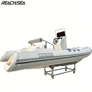 <span class=keywords><strong>Bateau</strong></span> en fibre de verre Mehler PVC de 5,8 m et 1,2 mm pour 10 personnes avec console à <span class=keywords><strong>vendre</strong></span> en gros Reachsea OEM ODM - Product Image 1