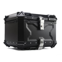 Top Case de Moto Extra Large en Alliage d'Aluminium et Plastique, Coffre de 45L, Prix Bas, Vente en Gros Directe d'Usine