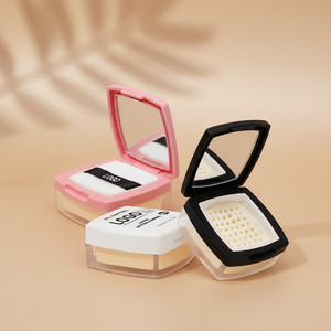 Corrector Mineral Impermeable, Polvo Fijador Mate Suelto con Borla, Control de Grasa de Larga Duración - Product Image 1