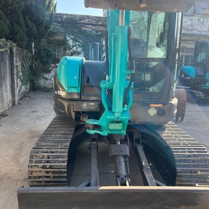 รถขุดขนาดเล็ก Kobelco SK55 มือสองจากญี่ปุ่นแท้ น้ำหนัก 5.5 ตัน 5 ตัน รุ่น Sk55SR รถขุดตีนตะขาบมือสองพร้อมห้องโดยสารสำหรับขาย - Product Image 6