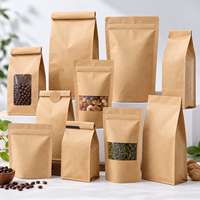 Sac en papier kraft brun ECO Source Factory pour le commerce de détail et impression de logo personnalisé