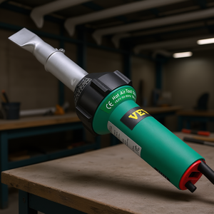 Soldador de aire caliente Vevor de 1600W y 230V para PVC, TPO y vinilo con accesorios - Product Image 2