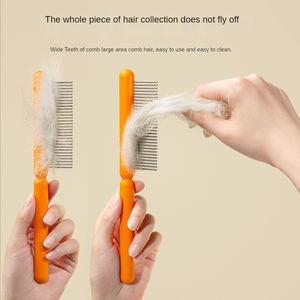 Peine para mascotas, peine de púas para el aseo de gatos y perros, para pelo suelto y largo, accesorios para gatos - Product Image 2