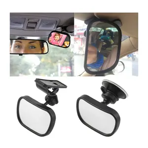 Nouveau Style 2 en 1 réglable Auto enfants moniteur sûr bébé voiture rétroviseur pour siège arrière