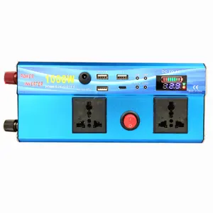 Congsin Electronic Company 1000W multi-functional Power Inverter DC12V to AC 220V Modified Sine Wave Inverter with LED Display