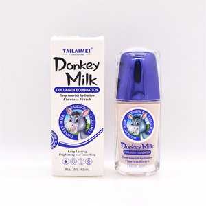 Base de Maquillaje de Colágeno de Leche de Burra F279, Control de Grasa, Piel Radiante, Hidratante, Larga Duración, Cobertura Total, Base Líquida - Product Image 1