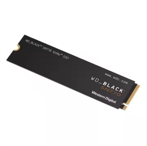 黑色SN770 Gen4 PCIe M.2 2280固态硬盘500gb 1TB 2TB内部游戏硬盘台式机应用程序的全新和使用状态 - Product Image 1