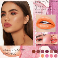 Rouge à lèvres de luxe en tube doré creux, nacré scintillant, velours brillant, métallique, haute pigmentation, maquillage cosmétique pour les lèvres, marque privée